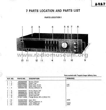 Integrated DC Servo Amplifier A-7; TEAC; Tokyo (ID = 1917138) Ampl/Mixer