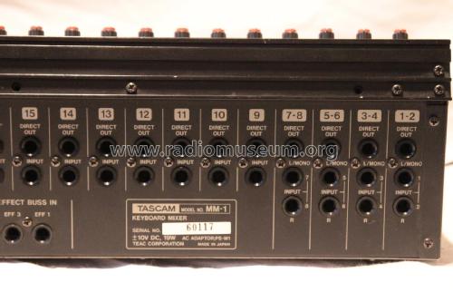 Tascam Keyboard Mixer MM-1; TEAC; Tokyo (ID = 1969361) Ampl/Mixer