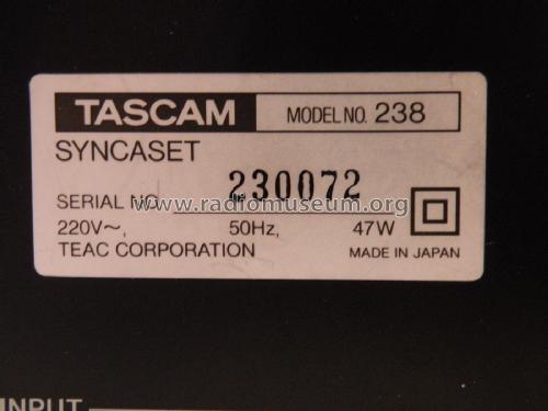 Tascam 238 Syncaset; TEAC; Tokyo (ID = 2645070) R-Player