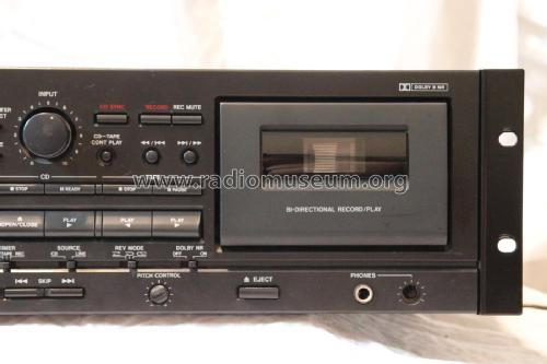 Tascam Compact Disc Player/Reverse Cassette Deck CD-A500; TEAC; Tokyo (ID = 2016509) R-Player