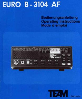Euro B-3104-AF; Team Electronic GmbH (ID = 986322) Citizen