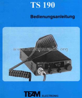 TS-190; Team Electronic GmbH (ID = 987242) Citizen