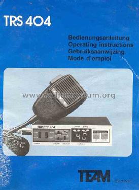 CB-Mobilfunkgerät TRS 404; Team Electronic GmbH (ID = 539653) Citizen
