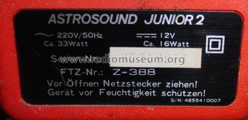 Astrosound Astro Junior 2 ; TEC Dieter Beer; (ID = 1799922) Television