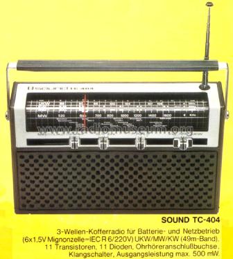 B-Sound TC-404; TEC Dieter Beer; (ID = 2396038) Radio