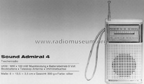 Sound Admiral 4; TEC Dieter Beer; (ID = 549097) Radio
