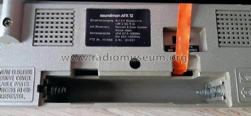 Soundman AFX-12 Micro-Stereo; TEC Dieter Beer; (ID = 2778169) Radio