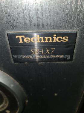 3-Way Speaker System SB-LX7; Technics brand (ID = 2690742) Speaker-P