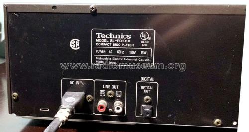 Compact Disc Changer SL-PD1010; Technics brand (ID = 2593915) R-Player