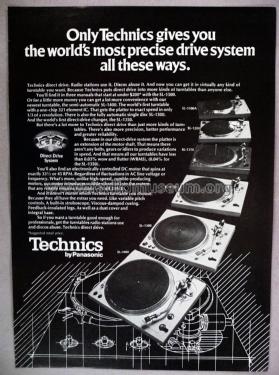Direct Drive Automatic Player System SL-1300; Technics brand (ID = 2099649) R-Player