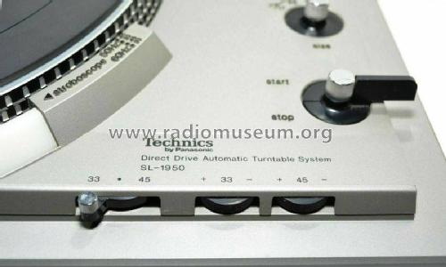 Direct Drive Automatic Turntable System SL-1950; Technics brand (ID = 2490472) Sonido-V