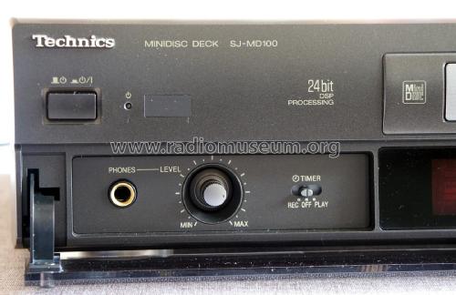 Mini Disc Deck SJ-MD100EG-K; Technics brand (ID = 1885451) R-Player
