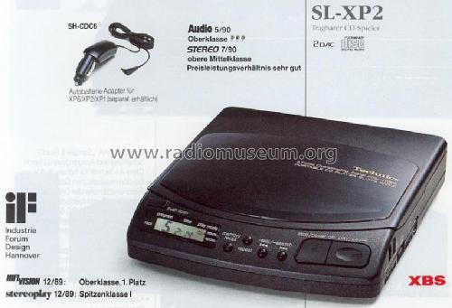 Portable CD Player SL-XP2; Technics brand (ID = 670295) Ton-Bild