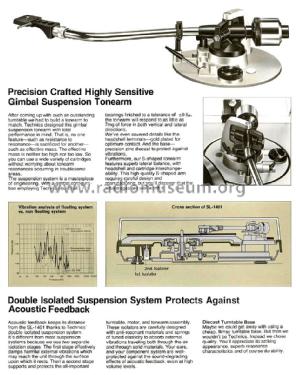 Quartz Direct Drive Automatic Turntable System SL-1401 ; Technics brand (ID = 1629105) Ton-Bild