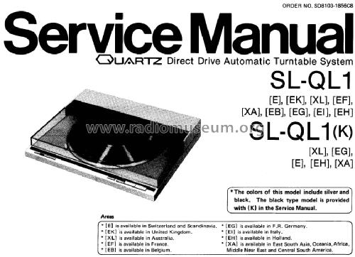 Quartz Direct Drive Automatic Turntable System SL-QL1; Technics brand (ID = 1673146) Ton-Bild
