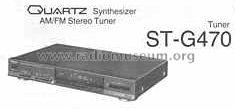 Quartz Synthesizer AM/FM Stereo Tuner ST-G470; Technics brand (ID = 802721) Radio