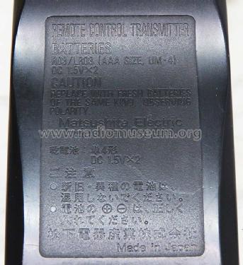 Remote Control Transmitter RAK-CH202WH; Technics brand (ID = 1710393) Misc