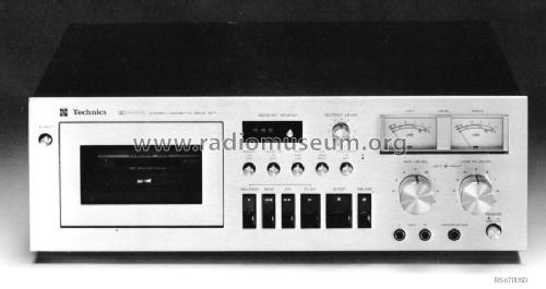 Stereo Cassette Deck RS-671USD; Technics brand (ID = 663646) R-Player