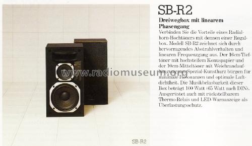 SB-R2; Technics brand (ID = 1651603) Speaker-P