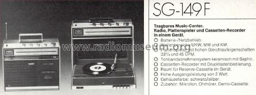 SG-149F; Panasonic, (ID = 555182) Radio