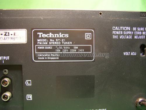 FM/AM Stereo Tuner ST-Z1; Technics brand (ID = 802717) Radio