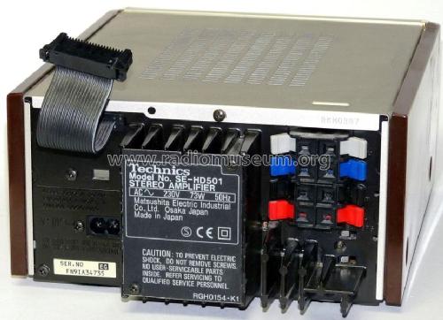 Stereo Amplifier SE-HD501; Technics brand (ID = 1711607) Ampl/Mixer