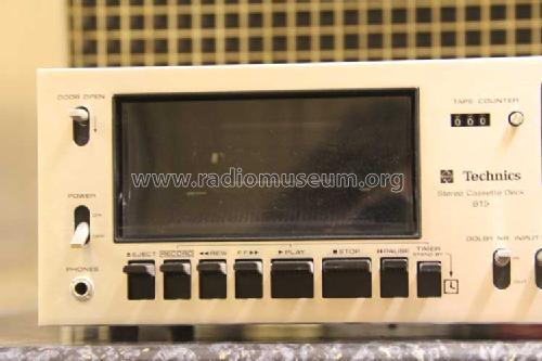 Stereo Cassette Deck RS-615US; Technics brand (ID = 1550990) Enrég.-R