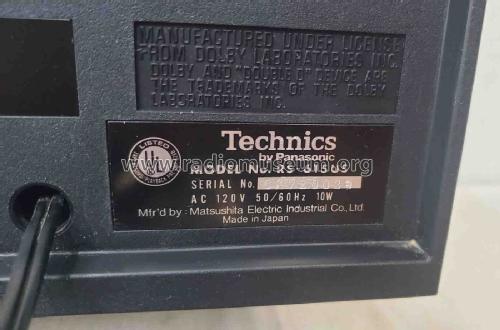 Stereo Cassette Deck RS-615US; Technics brand (ID = 2983728) Enrég.-R
