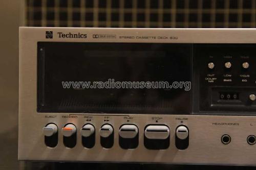 Stereo Cassette Deck RS-630USD; Technics brand (ID = 1555612) R-Player