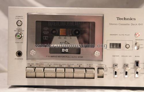 Stereo Cassette Deck RS-641; Technics brand (ID = 2067549) R-Player