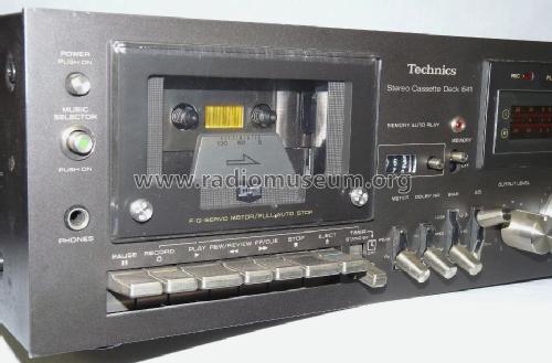 Stereo Cassette Deck RS-641; Technics brand (ID = 631248) R-Player