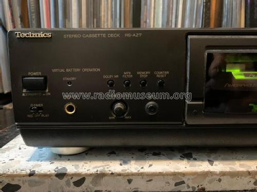 Stereo Cassette Deck RS-AZ7; Technics brand (ID = 2523763) Enrég.-R