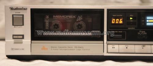 Stereo Cassette Deck RS-B405; Technics brand (ID = 2223231) Enrég.-R