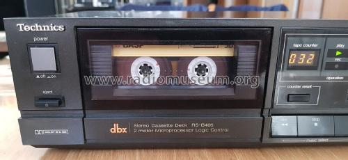 Stereo Cassette Deck RS-B405; Technics brand (ID = 2852494) R-Player