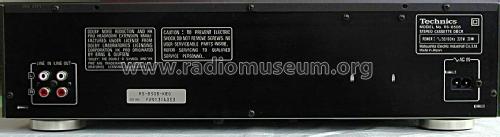 Stereo Cassette Deck RS-B505; Technics brand (ID = 1297759) R-Player