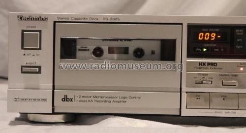 Stereo Cassette Deck RS-B605; Technics brand (ID = 2067333) R-Player