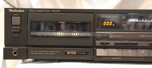 Stereo Cassette Deck RS-B705; Technics brand (ID = 2108719) R-Player