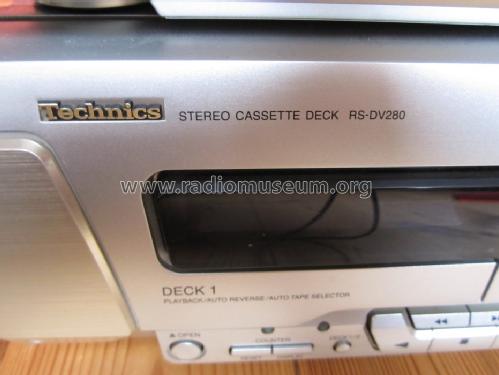 Stereo Cassette Deck RS-DV280; Technics brand (ID = 1544093) R-Player