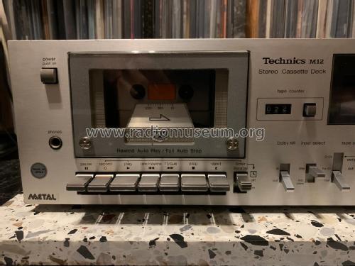 Stereo Cassette Deck RS-M12; Technics brand (ID = 2446012) R-Player