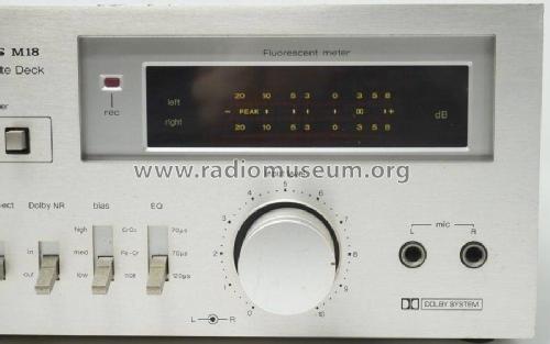 Stereo Cassette Deck RS-M18; Technics brand (ID = 2332182) Sonido-V