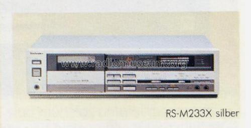 Stereo Cassette Deck RS-M233X; Technics brand (ID = 659908) R-Player