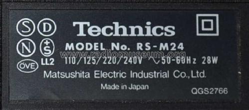 Stereo Cassette Deck RS-M24; Technics brand (ID = 1349102) R-Player