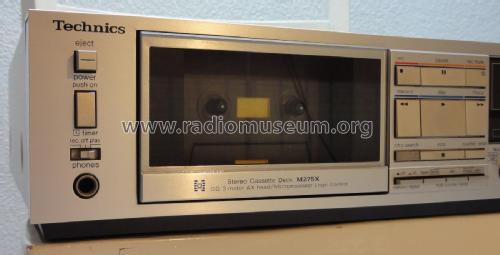 Stereo Cassette Deck RS-M275X; Technics brand (ID = 2118475) Sonido-V