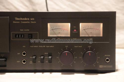 Stereo Cassette Deck RS-M5; Technics brand (ID = 2214351) R-Player