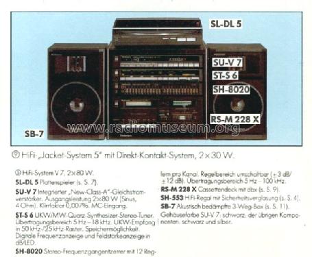 Stereo Frequency Equalizer SH-8020; Technics brand (ID = 661074) Ampl/Mixer