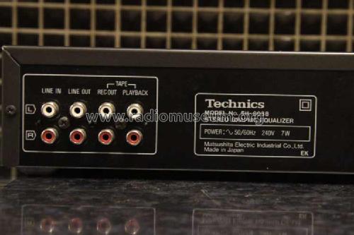 Stereo Graphic Equalizer SH-8038; Technics brand (ID = 1676626) Ampl/Mixer