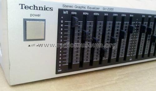 Stereo Graphic Equalizer SH-Z200; Technics brand (ID = 1954068) Ampl/Mixer