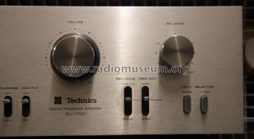 Stereo Integrated Amplifier SU-7100; Technics brand (ID = 1635583) Ampl/Mixer