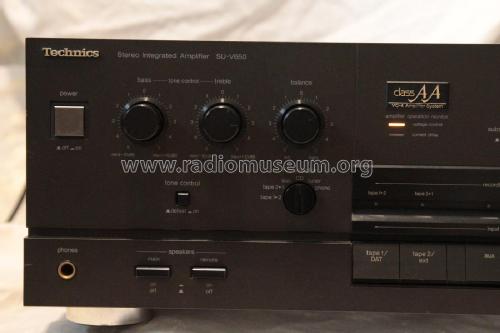 Stereo Integrated Amplifier SU-V650; Technics brand (ID = 2054424) Ampl/Mixer