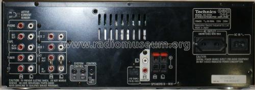 Stereo Integrated Amplifier SU-X102; Technics brand (ID = 2734721) Ampl/Mixer